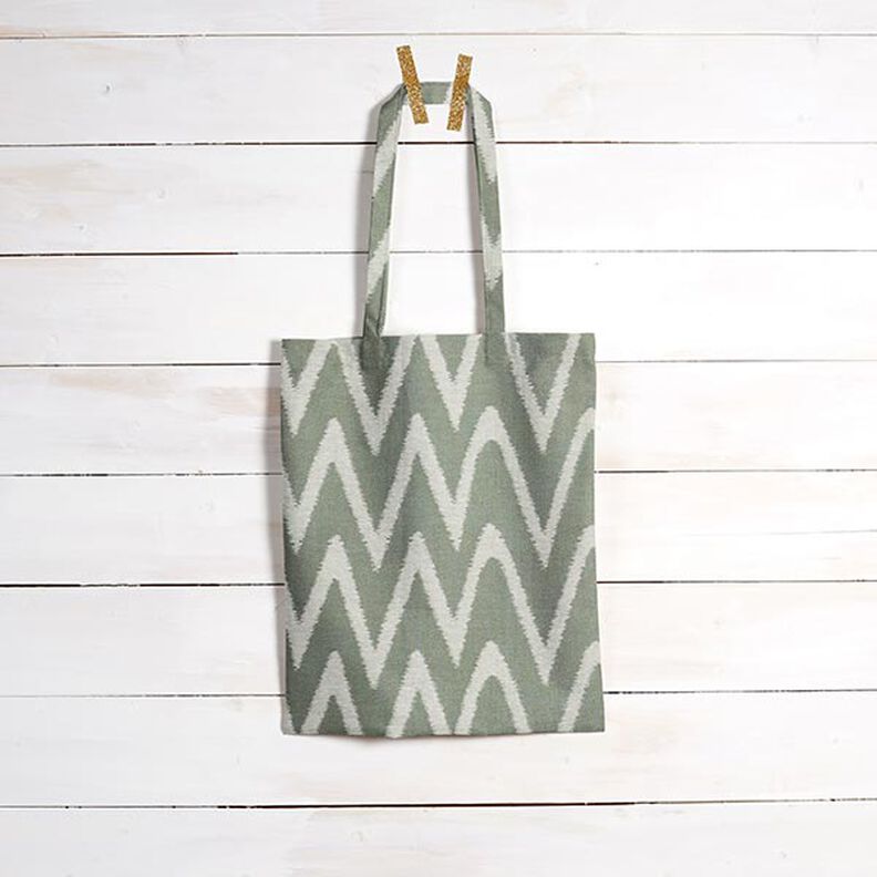 Outdoor Fabric Jacquard Ikat Print – reed,  image number 7