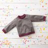 Cuffing Fabric Plain – burgundy,  thumbnail number 6