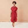 Linen fabric Ramie mix medium – red,  thumbnail number 3