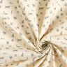 Organic Cotton Poplin cats and paw prints – offwhite/grey,  thumbnail number 3