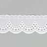 Broderie Anglaise, 40mm – white,  thumbnail number 1