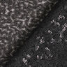 wavy lines sequin fabric – black,  thumbnail number 4