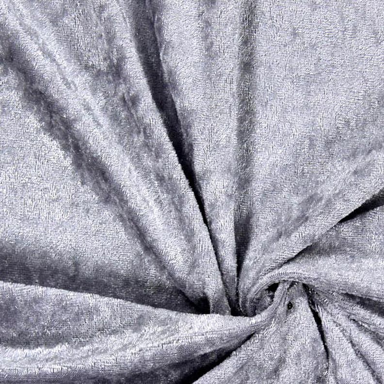Panne velvet – silver,  image number 1