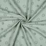 Double Gauze/Muslin Hedgehog | Poppy Fabrics – pale mint/dark green,  thumbnail number 3