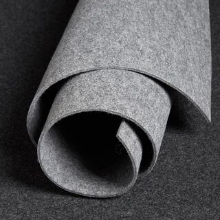 Felt 100 cm / 4 mm thick – light grey, 