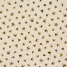 Decor Fabric Tapestry Fabric swarm of bees – light beige/yellow, 