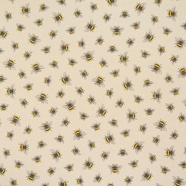 Decor Fabric Tapestry Fabric swarm of bees – light beige/yellow,  image number 1