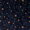 Decor Fabric Glow in the dark night sky – gold/navy blue,  thumbnail number 13