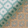 Outdoor fabric jacquard rhombus – mint,  thumbnail number 4