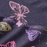 Cotton Jersey Glitter Butterflies – blue-black,  thumbnail number 4