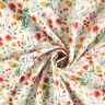 Baby Cord Watercolour Flower Meadow Digital Print – offwhite,  thumbnail number 4