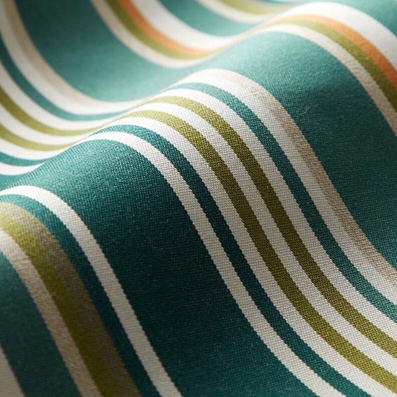 awning fabric Blurred Stripes – fir green/offwhite,  image number 3