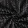 cable knit faux fur – black,  thumbnail number 3