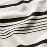 jacquard knit irregular stripes – offwhite/black,  thumbnail number 3