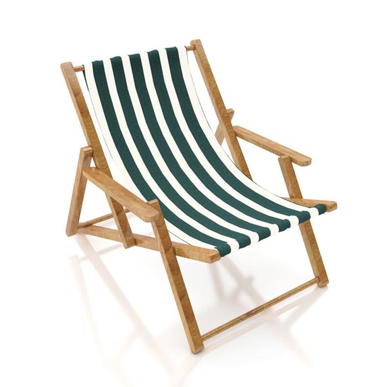 Outdoor Fabric Acrisol Listado – offwhite/dark green,  image number 7