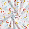 Brushed Sweatshirt Fabric Colourful Arches – white,  thumbnail number 4