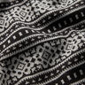 Knitted jacquard Norwegian stripes – light grey/black,  thumbnail number 2