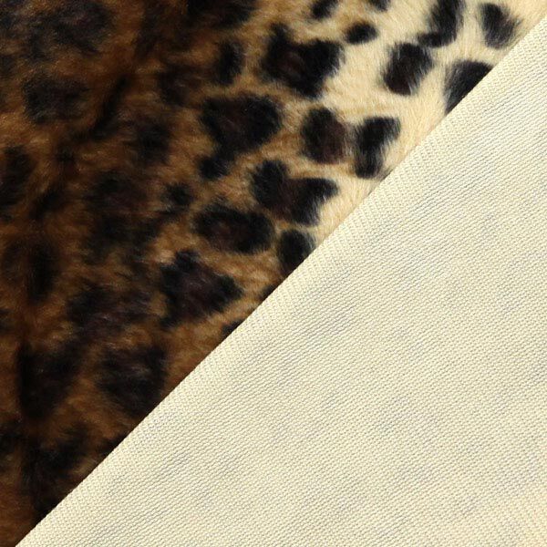 Imitation Fur Leopard – beige,  image number 3