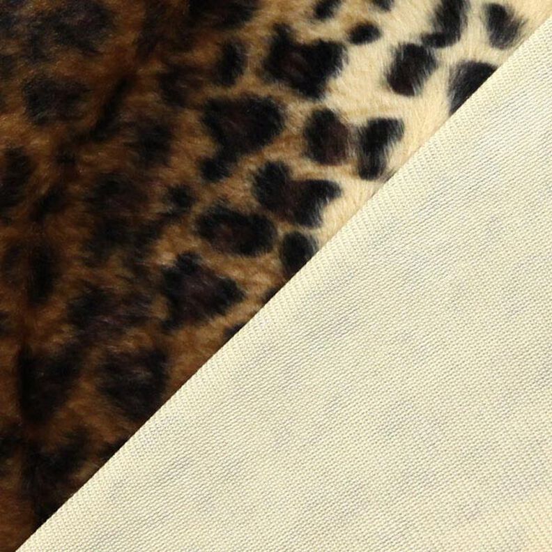 Imitation Fur Leopard – beige, image number 3