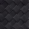 Imitation Leather braided look – black,  thumbnail number 1