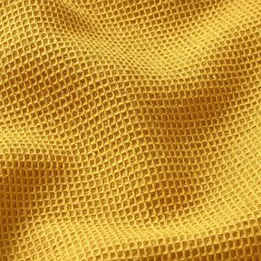 Waffle piqué Mini – curry yellow, 