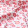 Swimsuit fabric leopard print – white/pink,  thumbnail number 2
