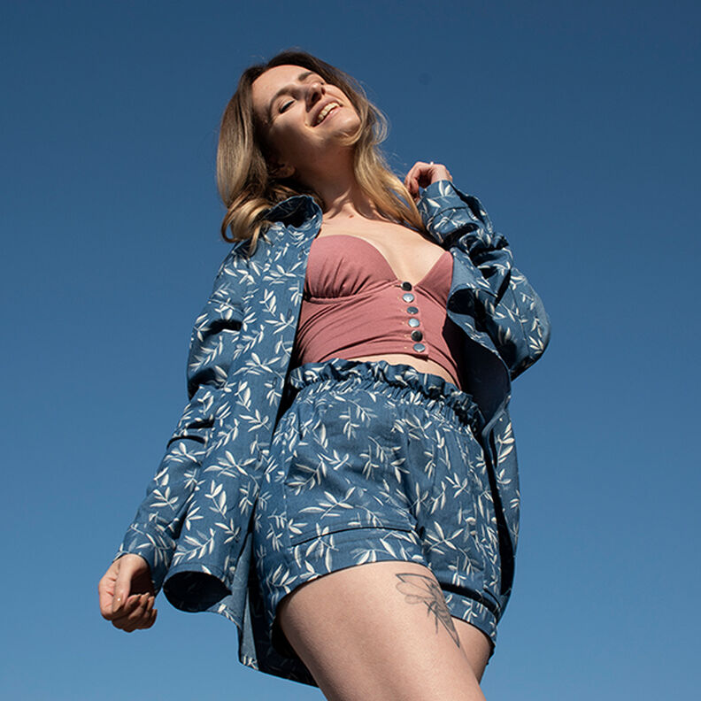Lightweight Viscose Jersey – dusky pink,  image number 9