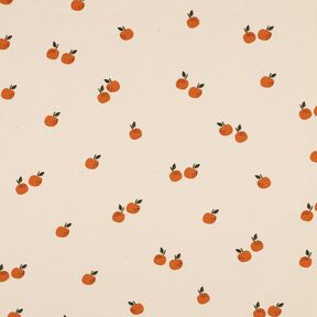 GOTS Cotton Jersey Oranges | Poppy Fabrics – light beige/caramel, 