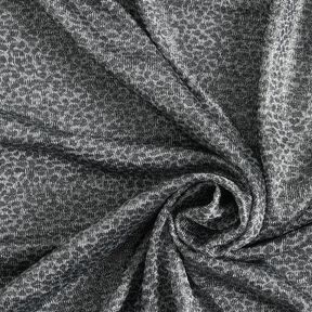 Jacquard jersey leopard print – silver/grey, 