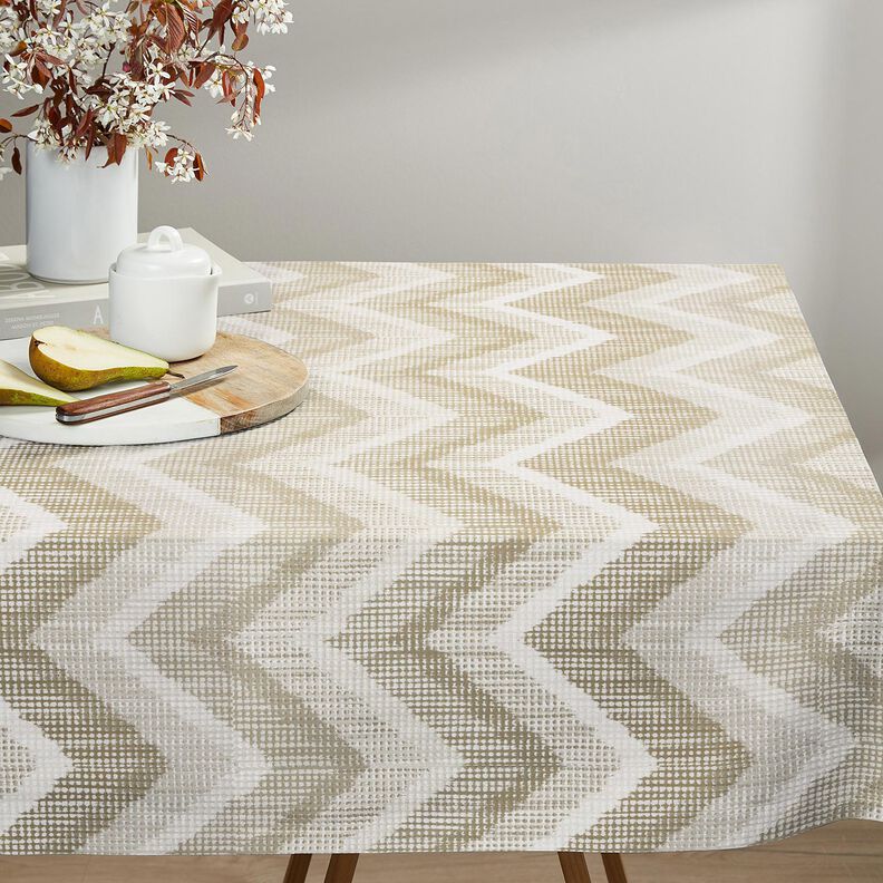 Decor Fabric Half Panama Chevron – natural/dune,  image number 7