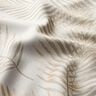 Metallic Palm Fronds Blackout Fabric – beige/gold,  thumbnail number 2