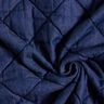 Denim Quilted Fabric Diamonds – midnight blue,  thumbnail number 3