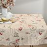 Decor Fabric Half Panama romantic collage – natural/pale berry,  thumbnail number 8
