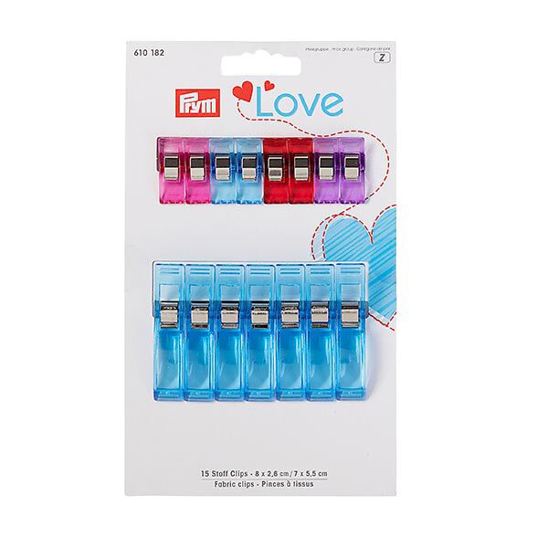 Fabric Clips [15 pieces] | Prym Love,  image number 1