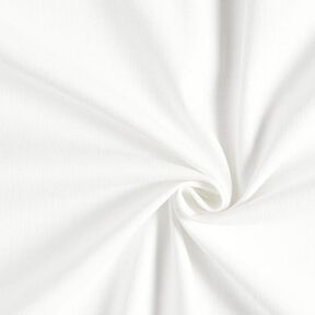 Linen fabric Stretch – white, 