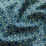 Cotton Poplin festive tiles – light petrol/gold,  thumbnail number 2