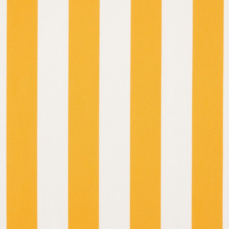Outdoor Fabric Canvas Block Stripes – sunglow/ivory,  image number 1