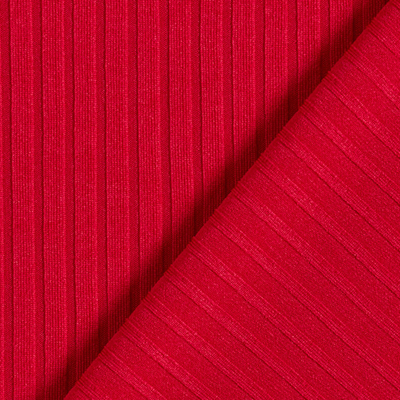 Plain ribbed knit – red,  image number 4