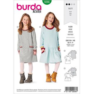 Dress, Burda 9286 | 104-146, 