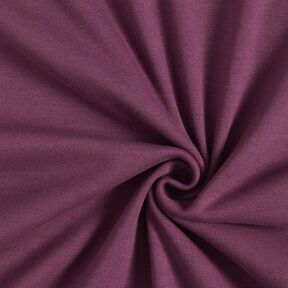 GOTS Cotton Ribbing | Tula – aubergine, 