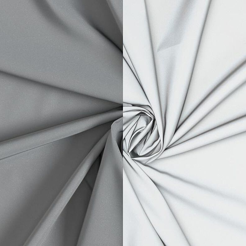 Reflective fabric – silver grey,  image number 1