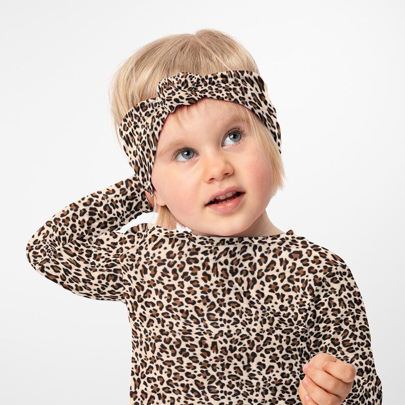 Nicky Velour Leopard Print – beige/brown,  image number 5