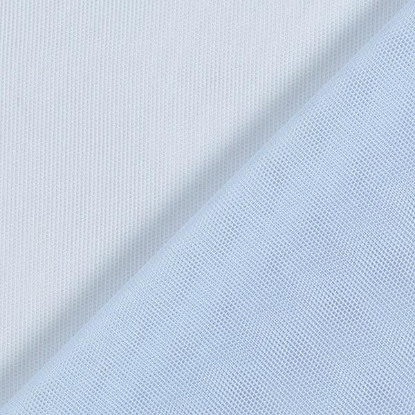 Stretch-Tulle plain – light blue,  image number 3