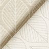 Decor Fabric Jacquard Leaves – beige,  thumbnail number 6