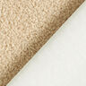 Decorative teddy fabric – dark beige,  thumbnail number 4