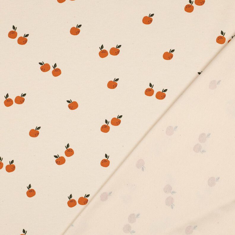 GOTS Cotton Jersey Oranges | Poppy Fabrics – light beige/caramel, image number 4