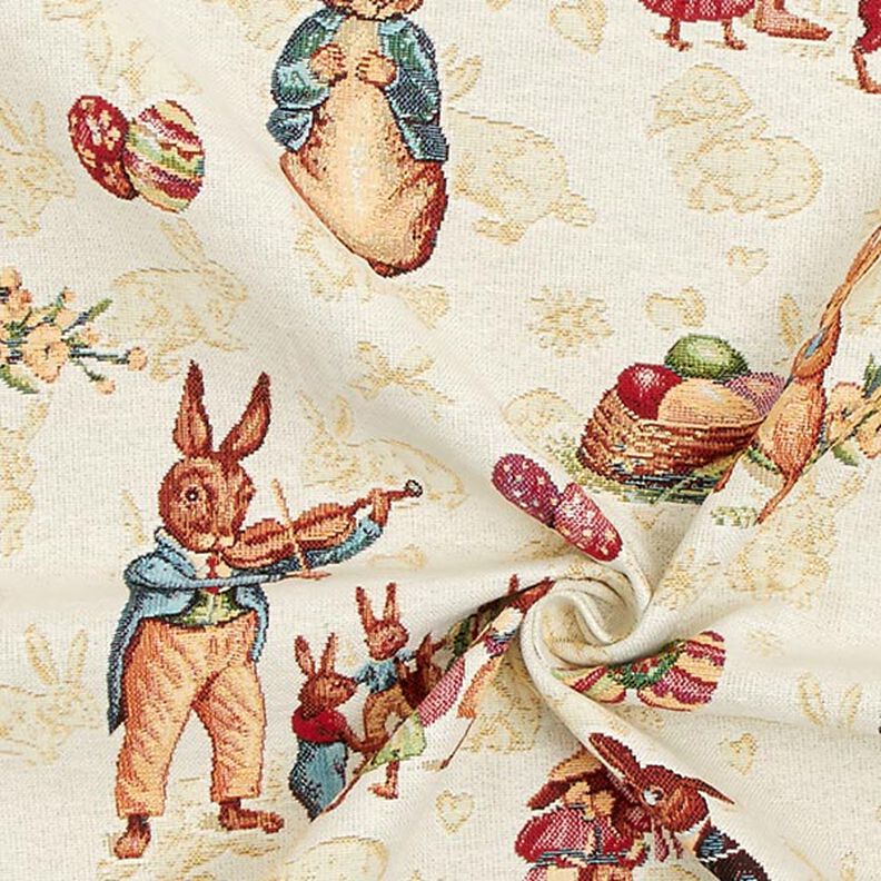 Jacquard Tapestry Easter Bunny Family,  image number 3