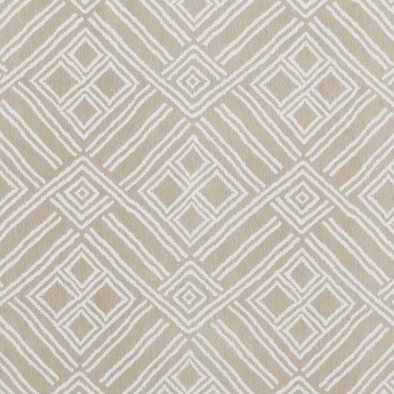 Decor Fabric Half Panama Ethnic motif – anemone, image number 1