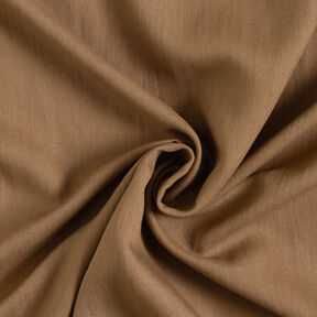 Plain-coloured plain weave viscose blend – light brown, 