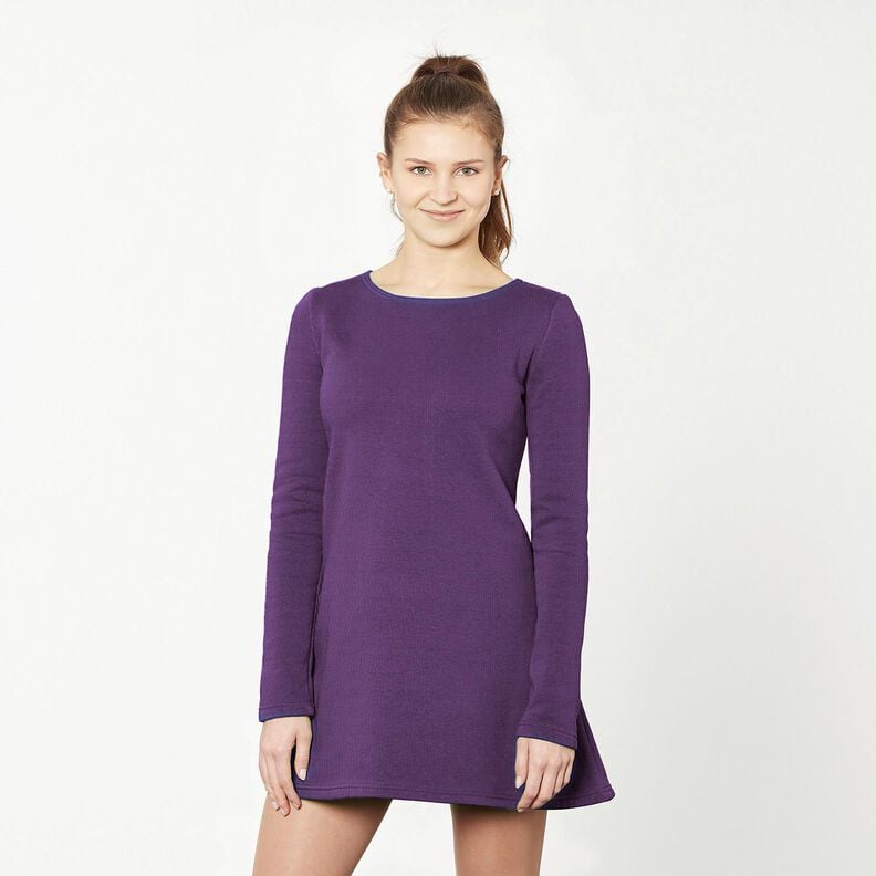 Light French Terry Plain – lilac,  image number 4